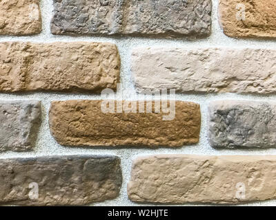 Background, drawing, texture of artificial stone. Stock Photo