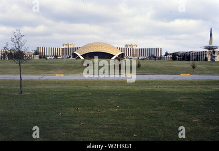 Buildings on the campus of Oral Roberts University in Tulsa Oklahoma ca. 1977 Stock Photo