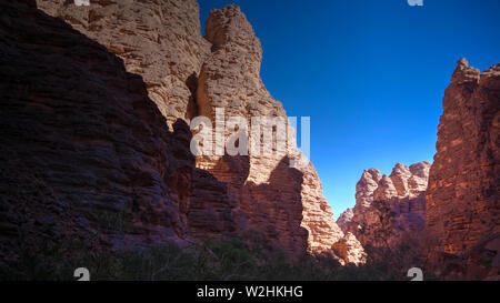 Bizzare rock formation at Essendilene in Tassili nAjjer national park, Algeria Stock Photo