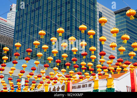 Chinese New Year celebrations, China Town, Singapore Stock Photo