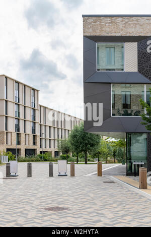 Houses at Eddington Cambridge UK a new development or district in the north west side of Cambridge City Stock Photo