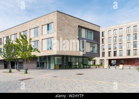 Houses at Eddington Cambridge UK a new development or district in the north west side of Cambridge City Stock Photo