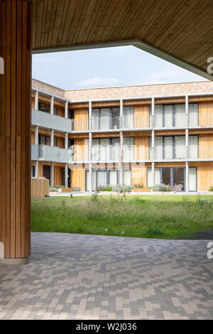 Houses at Eddington Cambridge UK a new development or district in the north west side of Cambridge City Stock Photo