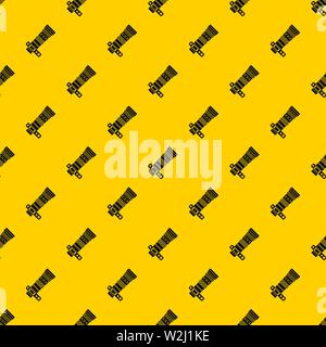 Dslr camera with zoom lens pattern vector Stock Vector