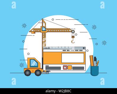technology device maintenance support concept cartoon Stock Vector