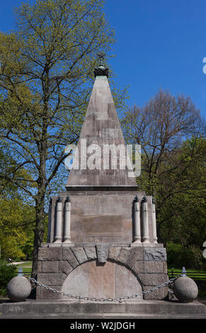 Soviet Memorial, Buch. It commemorates the soldiers of the Red Army who fell in the vicinity during the Battle of Berlin in April 1945. Stock Photo