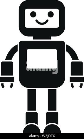 Bot robot icon. Simple illustration of bot robot vector icon for web design isolated on white background Stock Vector