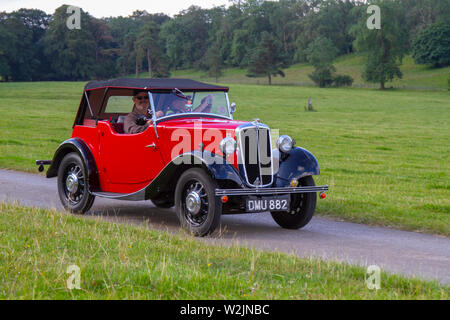 Vintage Morris 8 Motor Car On Display At Cheshire Show