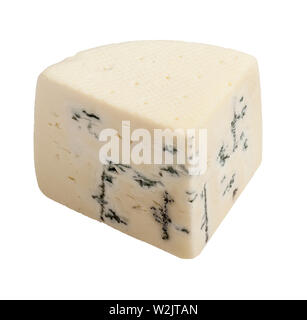 Blue Bleu Cheese Wedge Stock Photo