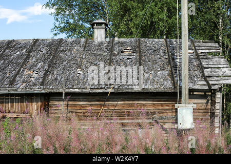Abandoned farmstead in Ylöjärvi, Finland Stock Photo