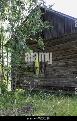 Abandoned old farmhouse in Ylöjärvi, Finland Stock Photo