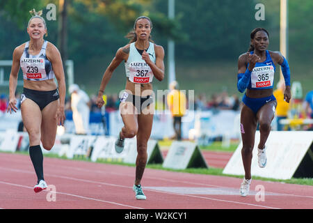 Daryll Neita (Great Britain), Gina Luckenkemper (Germany), Geraldine