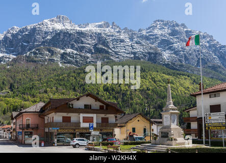 Cencenighe Agordino, Dolomites, Italy Stock Photo