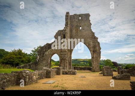 The ruins of Talley Abbey Stock Photo