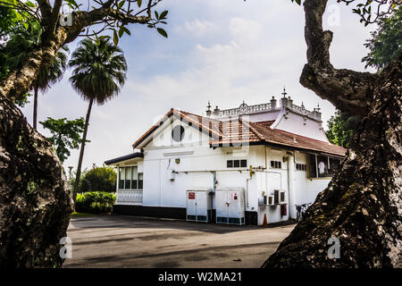 Singapore - Sept 30, 2018: Beaulieu House, built sometime in the 1910s, is located at Sembawang Park in Singapore, overlooking the Straits of Johor. Stock Photo