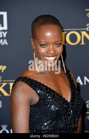 Florence Kasumba at World Premiere of Disney's "The Lion King". Held at