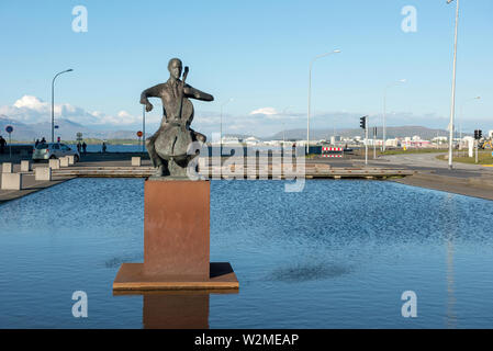 REYKJAVIK, ICELAND - MAY 24, 2019: Reykjavik is the capital and the largest city of Iceland and is visited every year by crowd of tourists Stock Photo