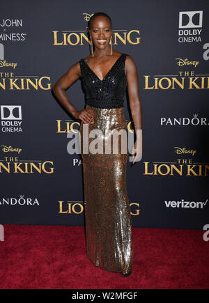 Los Angeles, USA. 9th July, 2019. Florence Kasumba attend the premiere of Disney's 'The Lion King' at Dolby Theatre on July 09, 2019 in Hollywood, California Credit: Tsuni/USA/Alamy Live News Stock Photo