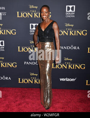 Los Angeles, USA. 9th July, 2019. Florence Kasumba attend the premiere of Disney's 'The Lion King' at Dolby Theatre on July 09, 2019 in Hollywood, California Credit: Tsuni/USA/Alamy Live News Stock Photo