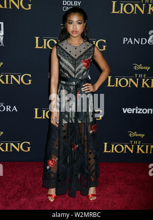 Los Angeles, USA. 9th July, 2019. Navia Robinson attend the premiere of Disney's 'The Lion King' at Dolby Theatre on July 09, 2019 in Hollywood, California Credit: Tsuni/USA/Alamy Live News Stock Photo