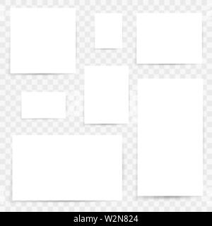 Peper sheet stickers set on chess back Stock Vector