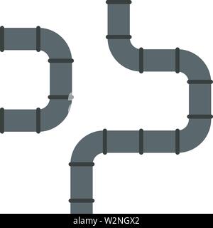 Pipeline icons background isolated on white background Stock Vector