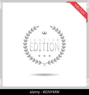 Vector logo for Limited Edition Product, white decorative pricetag for  black friday or cyber monday sale with unique handwritten lettering for  words l Stock Vector Image & Art - Alamy