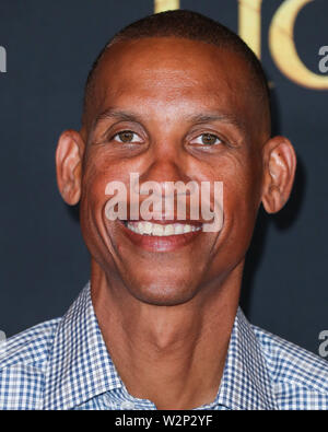 HOLLYWOOD, LOS ANGELES, CALIFORNIA, USA - JULY 09: American basketball player Reggie Miller arrives at the World Premiere Of Disney's 'The Lion King' held at the Dolby Theatre on July 9, 2019 in Hollywood, Los Angeles, California, United States. (Photo by Xavier Collin/Image Press Agency) Stock Photo