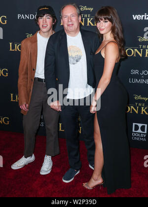 Hollywood, United States. 09th July, 2019. HOLLYWOOD, LOS ANGELES, CALIFORNIA, USA - JULY 09: Hans Zimmer arrives at the World Premiere Of Disney's 'The Lion King' held at the Dolby Theatre on July 9, 2019 in Hollywood, Los Angeles, California, United States. (Photo by Xavier Collin/Image Press Agency) Credit: Image Press Agency/Alamy Live News Stock Photo