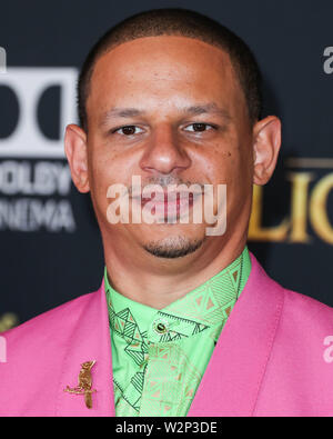 Hollywood, United States. 09th July, 2019. HOLLYWOOD, LOS ANGELES, CALIFORNIA, USA - JULY 09: Actor Eric Andre arrives at the World Premiere Of Disney's 'The Lion King' held at the Dolby Theatre on July 9, 2019 in Hollywood, Los Angeles, California, United States. (Photo by Xavier Collin/Image Press Agency) Credit: Image Press Agency/Alamy Live News Stock Photo