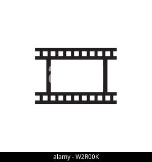 Diapositive Movie Photo Tape Filmstrip Reel Icon Stock Vector