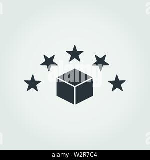 Block Reward flat icon. Monochrome creative design from blockchain icons collection. Simple sign illustration block reward icon for mobile and web Stock Vector
