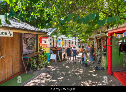 Stalls at Kuranda Original Rainforest Markets, Kuranda, Atherton Tablelands, Far North Queensland, Australia Stock Photo