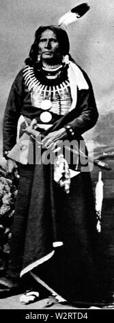 Chief Standing Bear, 1877 (cropped) Stock Photo