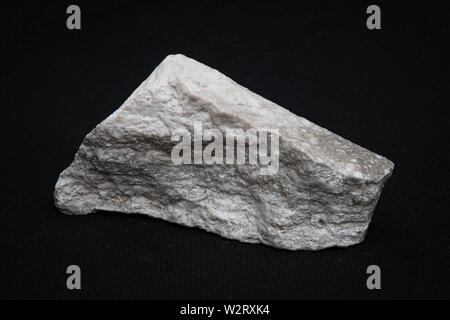 Grey and white gemstone gem jewel mineral precious stone piece Stock Photo