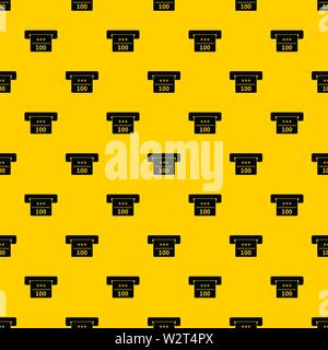 Winning cheque in casino pattern vector Stock Vector