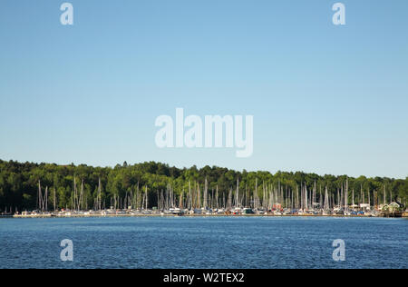 Hovedoya island in Oslo. Norway Stock Photo