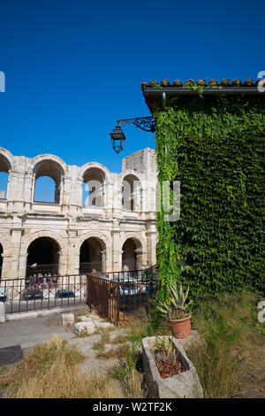 Arles in France is a Medieval City and the World Capital of Photography Stock Photo