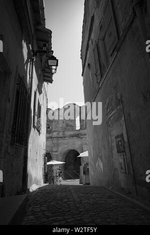 Arles in France is a Medieval City and the World Capital of Photography Stock Photo