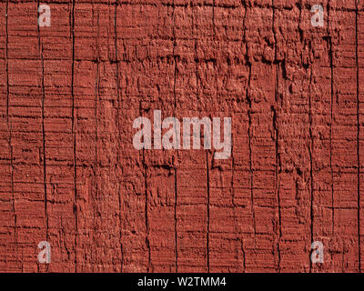 Weathered red barn wood background Stock Photo
