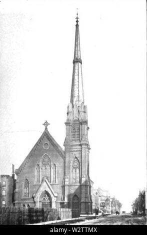 First Presbyterian Church of Chicago, Indiana Avenue and 21st Street, (1887) Stock Photo