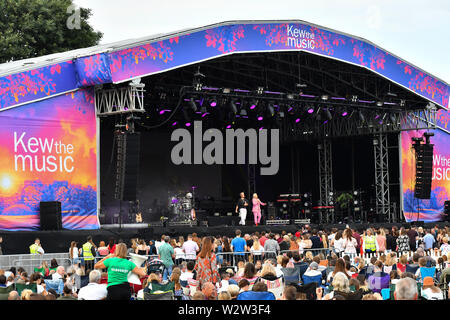 London, UK. 10th July, 2019. Dusky Grey performs at Kew the Music 2019 on 10 July 2019, London, UK. Credit: Picture Capital/Alamy Live News Stock Photo