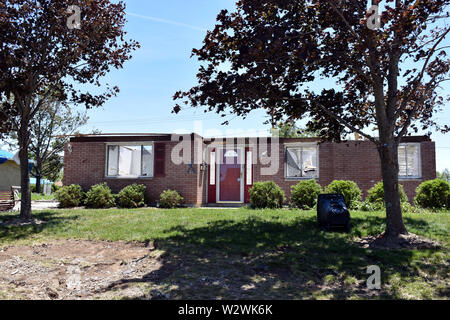 Tornado damage that occurred on the 27th of May 2019 in the Dayton, Ohio vicinity Stock Photo