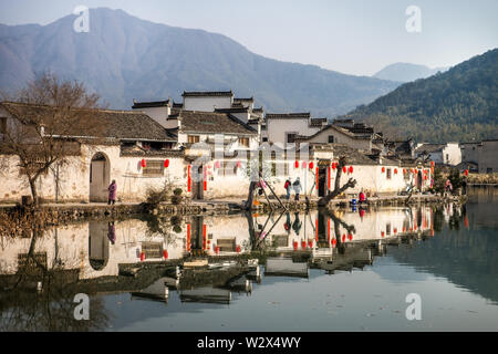 Hongcun Town, Yi Country, Huangshan City, AnHui Province, China Stock Photo