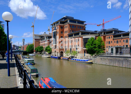 The Royal Bank of Scotland Glass Wharf Temple Quay Bristol Avon England Stock Photo