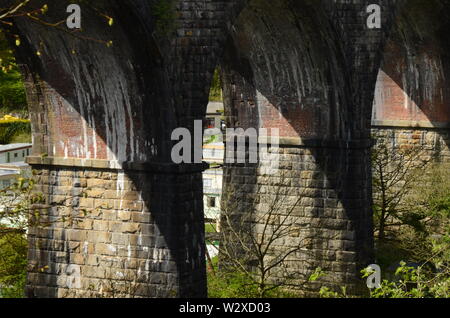 Ingleton railway viaduct Stock Photo