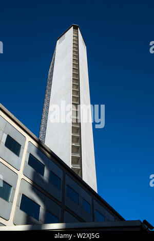 Italy, Lombardy, Milan, detail of the Pirelli skyscraper Stock Photo