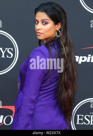 Los Angeles, California, USA. 10th July, 2019. YouTuber Lilly Singh arrives at the 2019 ESPY Awards held at Microsoft Theater L.A. Live on July 10, 2019 in Los Angeles, California, United States. (Photo by Xavier Collin/Image Press Agency) Credit: Image Press Agency/Alamy Live News Stock Photo