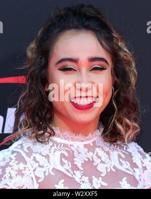 Gymnast Katelyn Ohashi arrives at the ESPY Awards on Wednesday, July 10