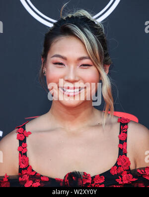 Chloe Kim arrives at the 10th annual Gold Meets Golden event on